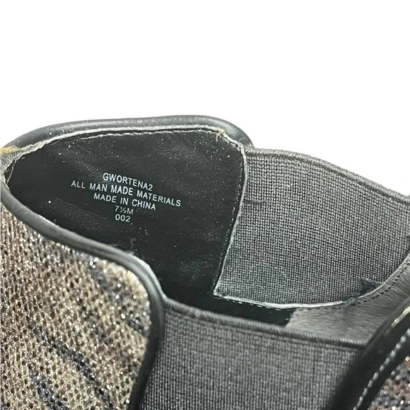 GUESS‎ glittery black booties size 7.5 pumps - Picture 6 of 7